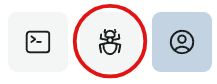 Bug submission button