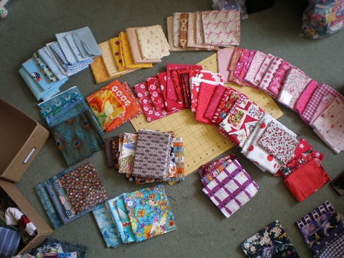 Fabric stash Fabric stash