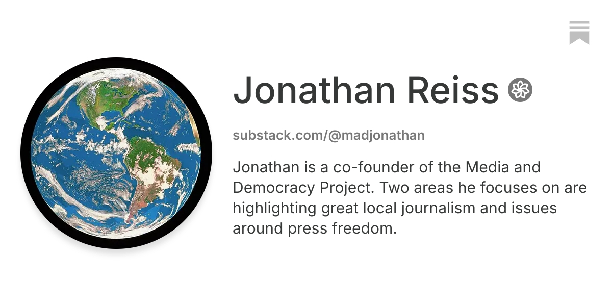 Jonathan Reiss | Substack