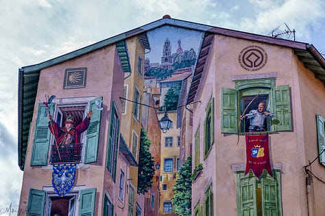 Wall Fresco Les grands hommes du Puy