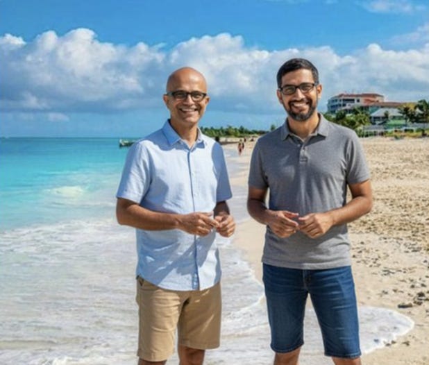 Two men standing on a beach

AI-generated content may be incorrect.