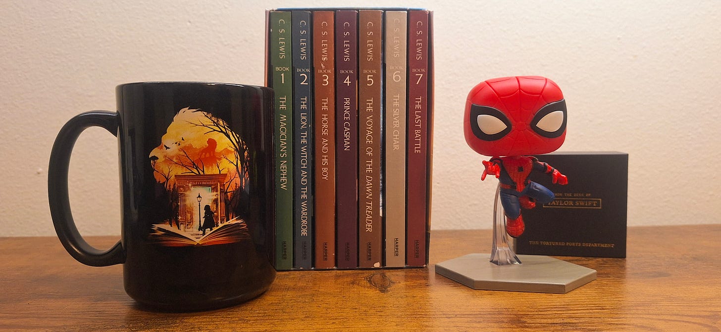 My favorite mug, my favorite books…