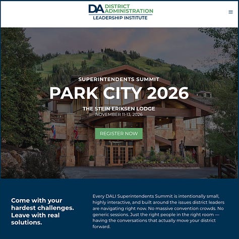 District Administration Leadership Institute (DALI)