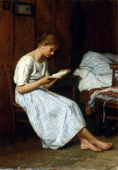 Fellow Readers (favorite paintings of women reading) (With images) | Woman reading, Reading art ...