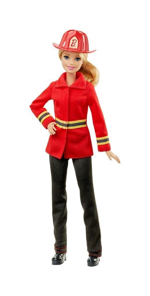 Amazon.com: Barbie Careers Firefighter Doll : Toys & Games