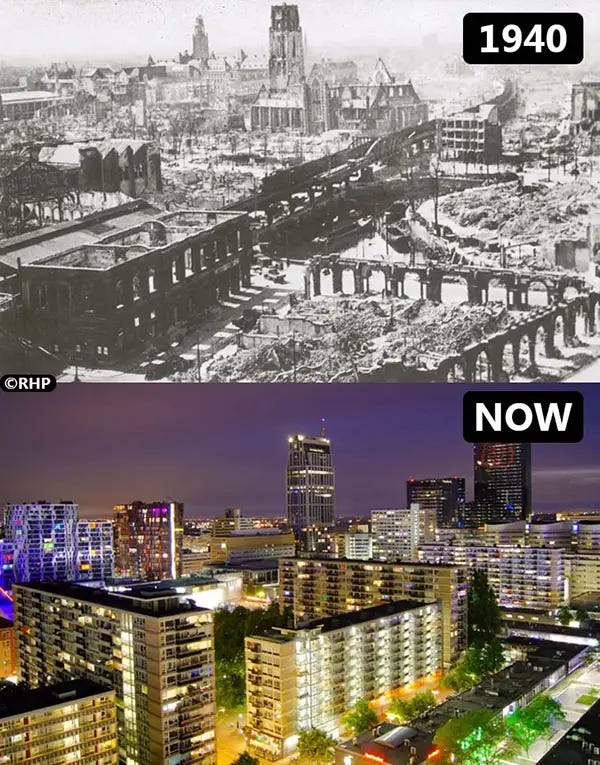 Rotterdam, Netherlands: From war-torn to architectural marvel. Rotterdam, Netherlands: From war-torn to architectural marvel.
