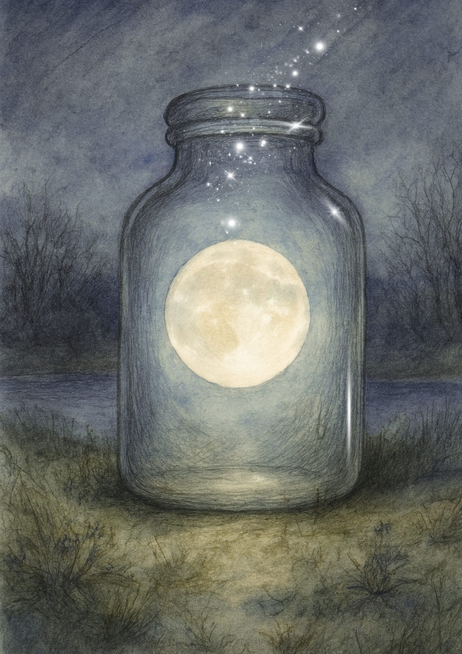 The Moth Maiden and the Moon - Kaeli J Wishart