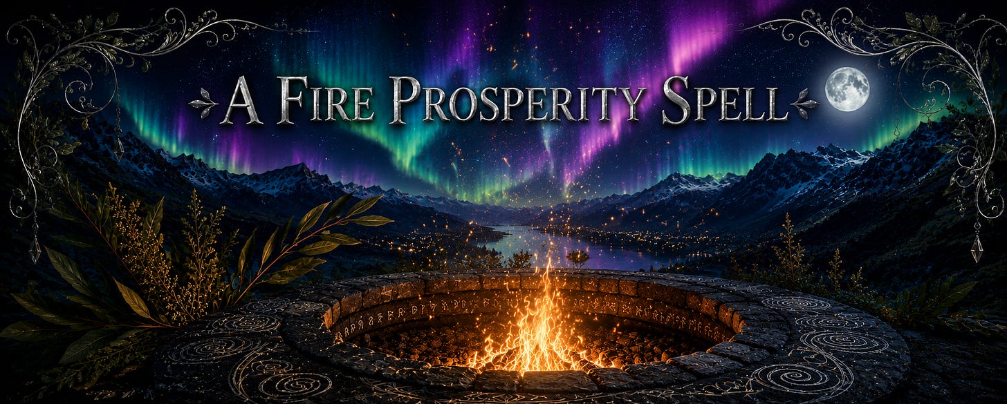 A Fire Prosperity Spell A Fire Prosperity Spell