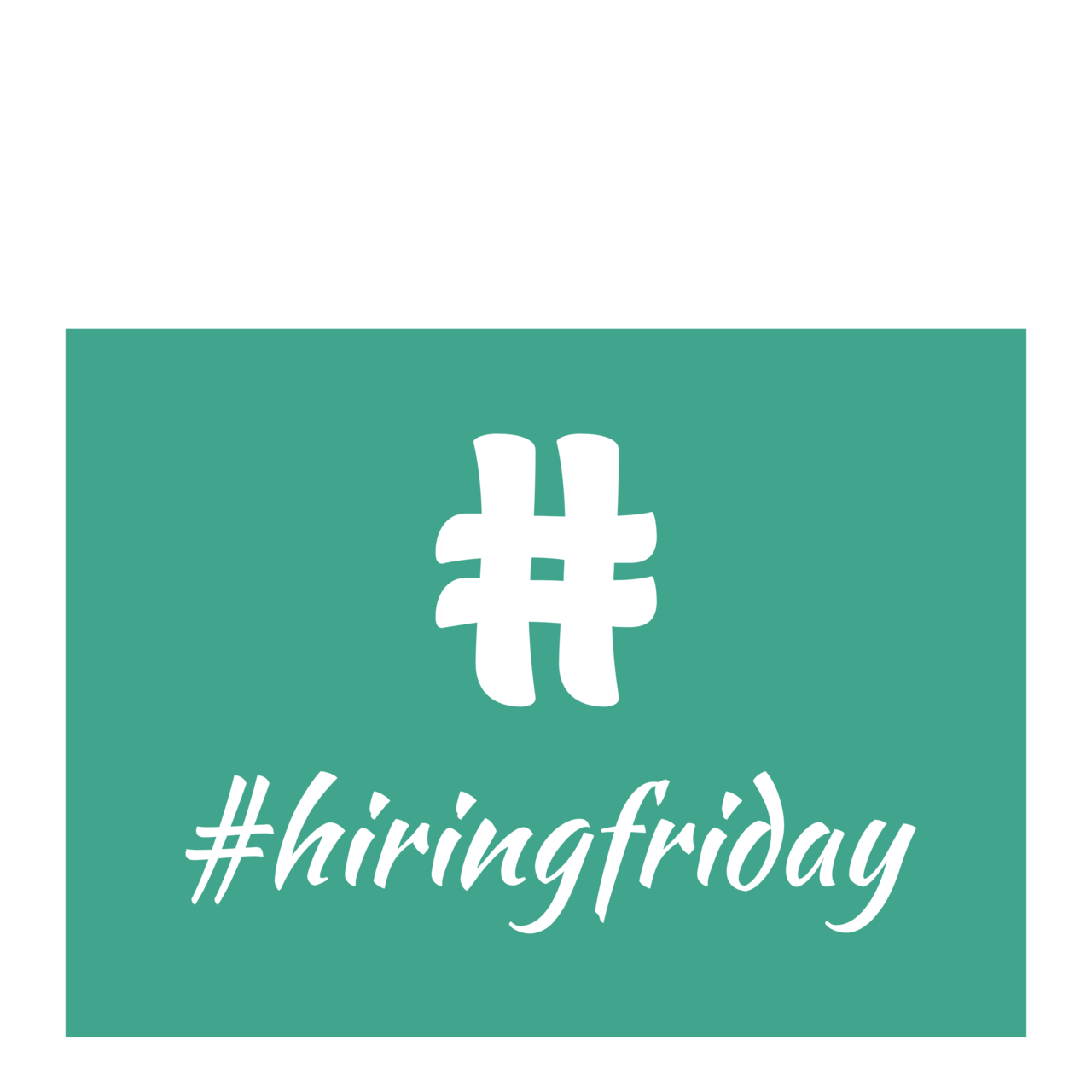#hiringfriday