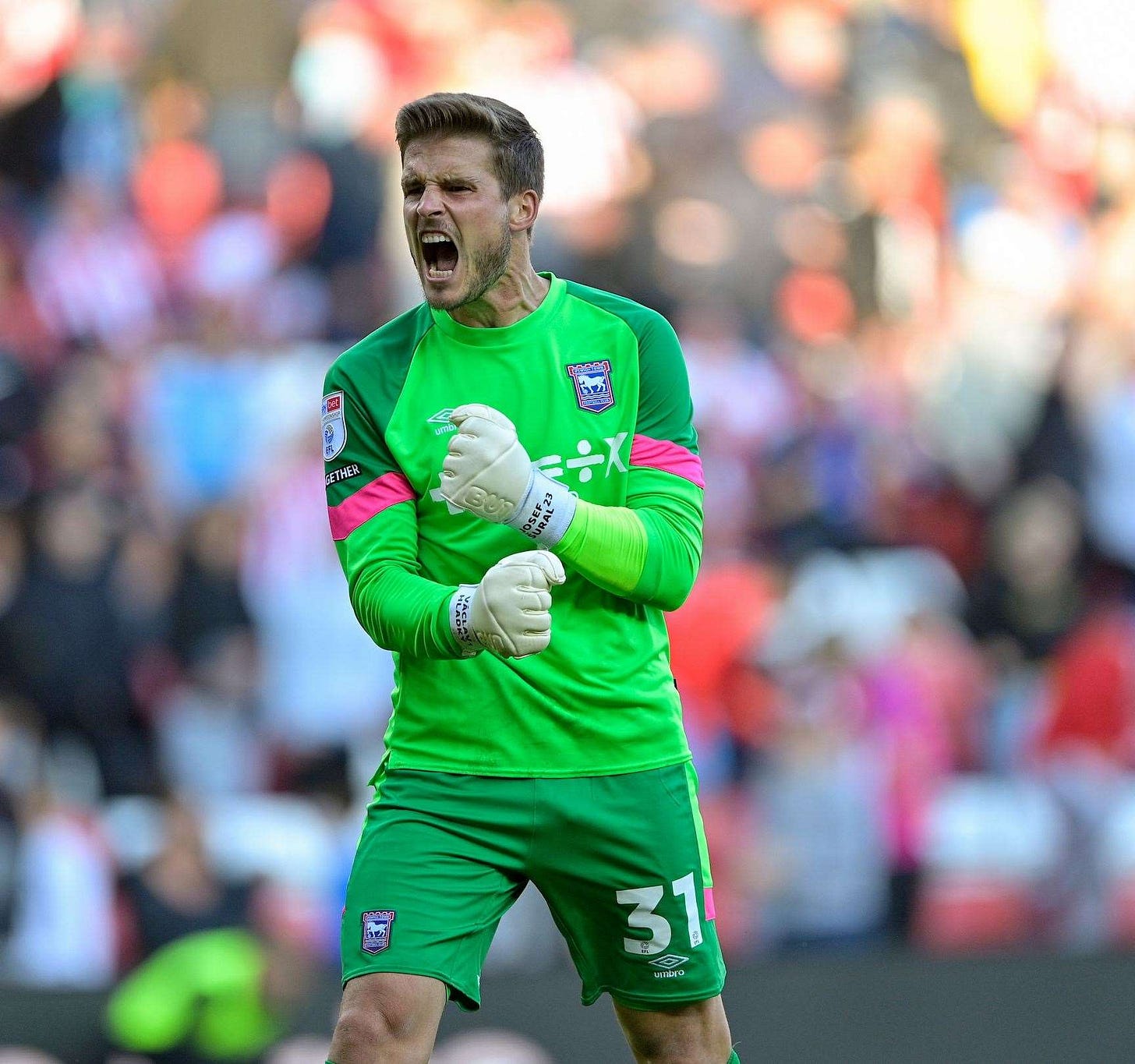 Vaclav Hladky separates a late save at the Stadium of Light, August 2023