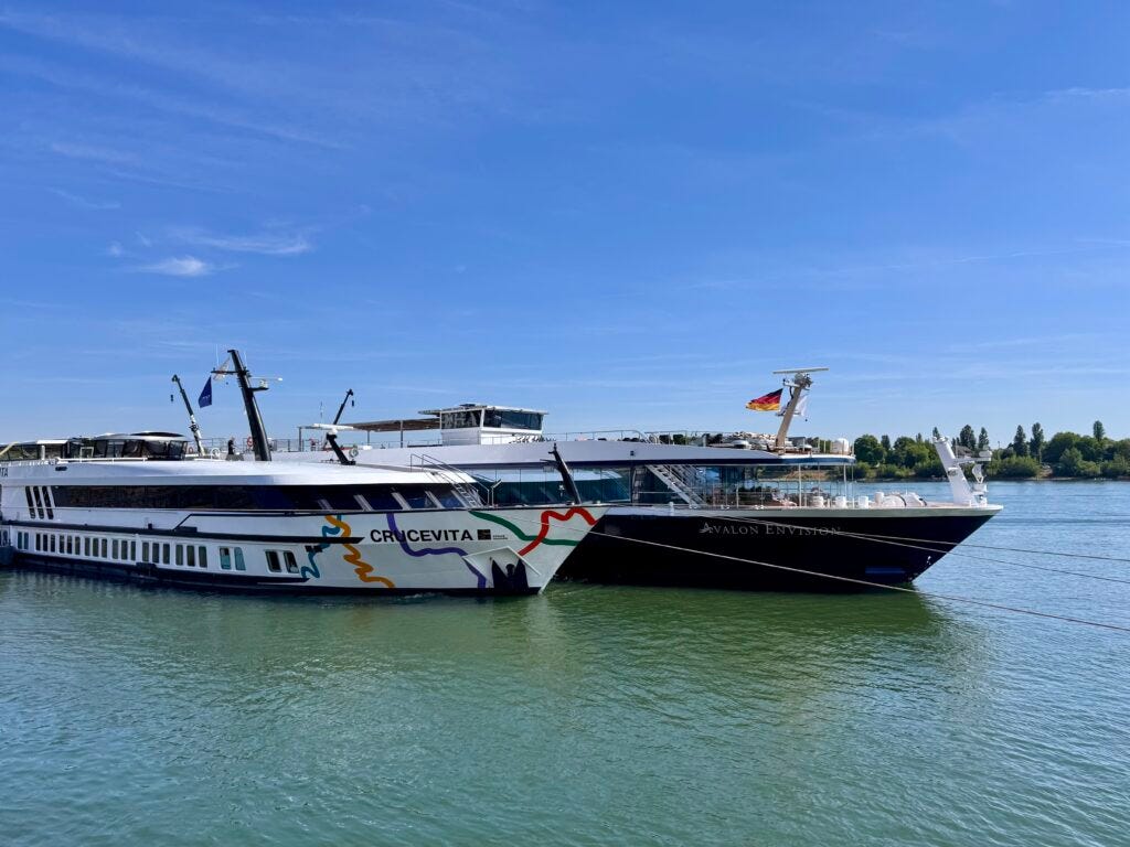 River cruise boats ships Rhine River cruise boats ships Rhine