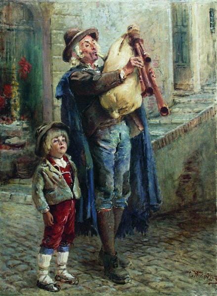 Strolling Musicians, c.1900 - Konstantin Makovsky