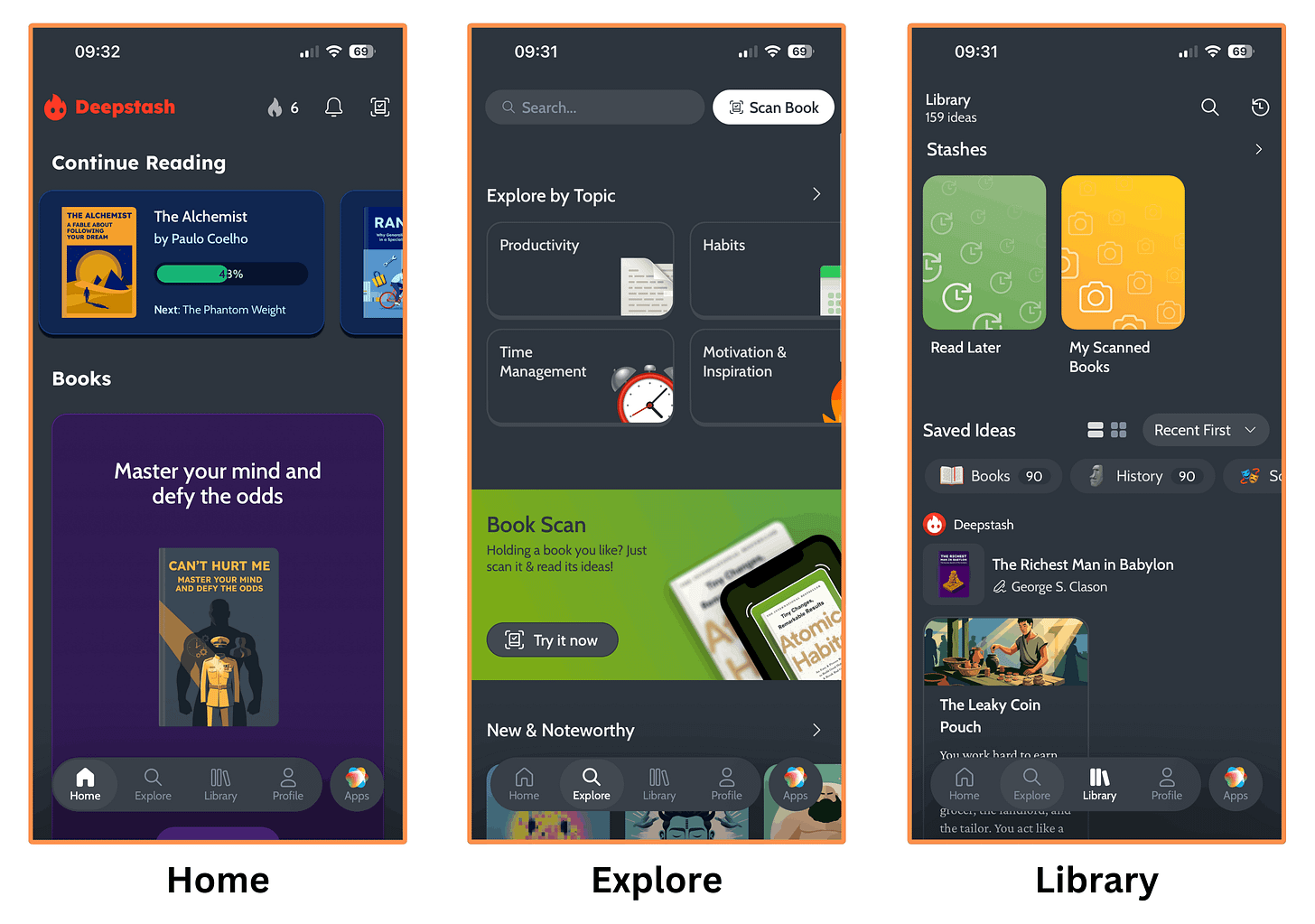Deepstash - User Interface Deepstash - User Interface