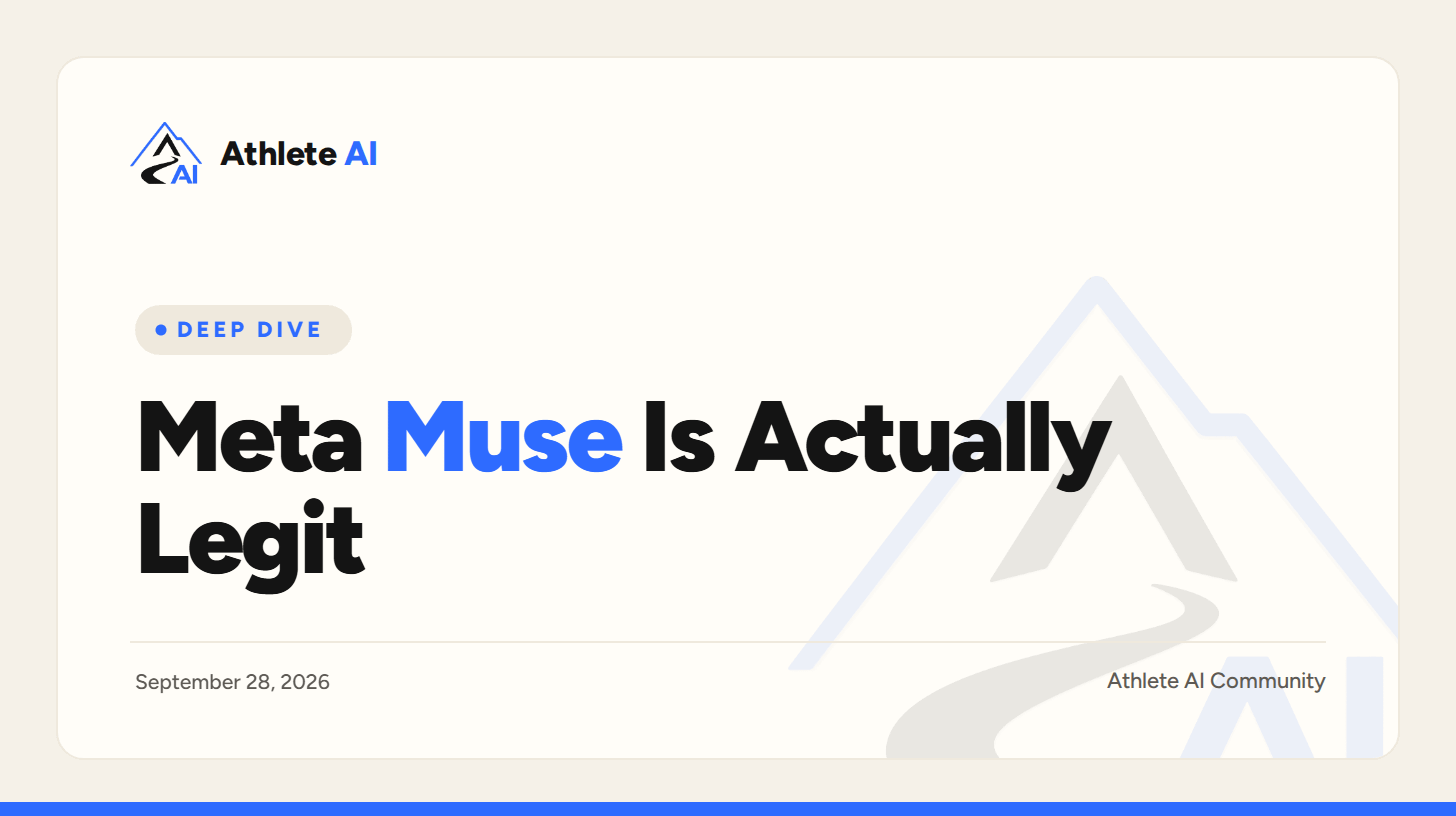 Meta Muse Is Actually Legit