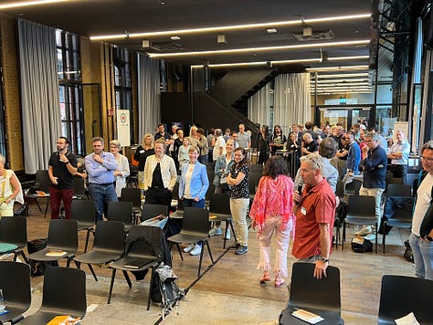 Pictures from music thinking lecture and workshop