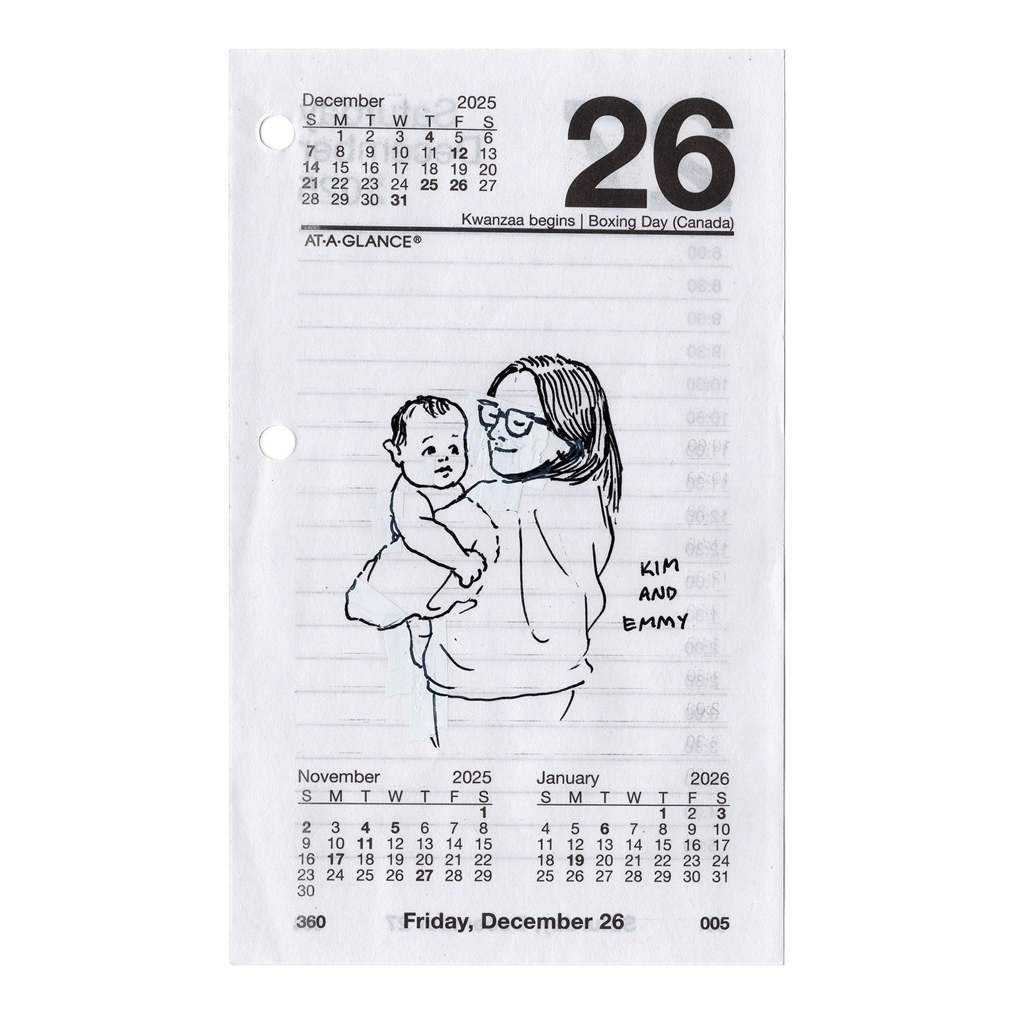 Draw Week Daily drawings: Week 52 of 52 - by Chris Schwaar