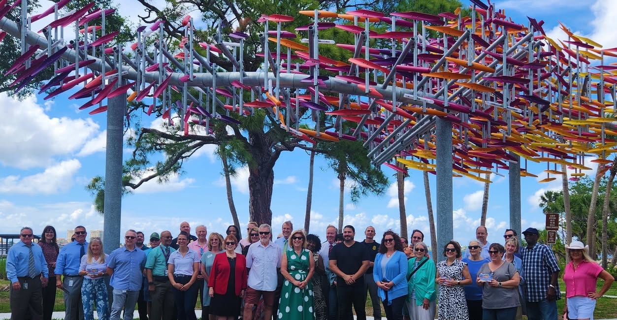 Bradenton Dedicates “Singing River” Public Art Installation Along Riverwalk East