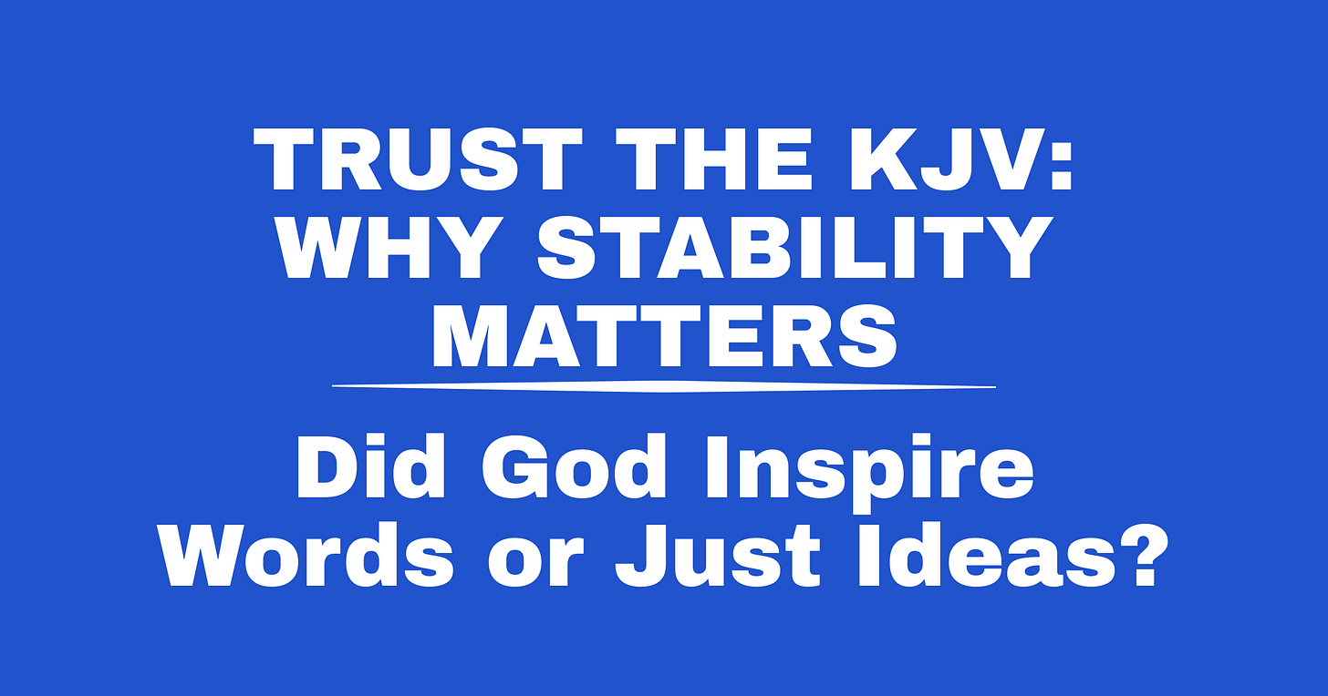 Did God Inspire Words or Just Ideas?