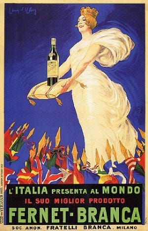 A - corretto, Fernet Branca poster A - corretto, Fernet Branca poster
