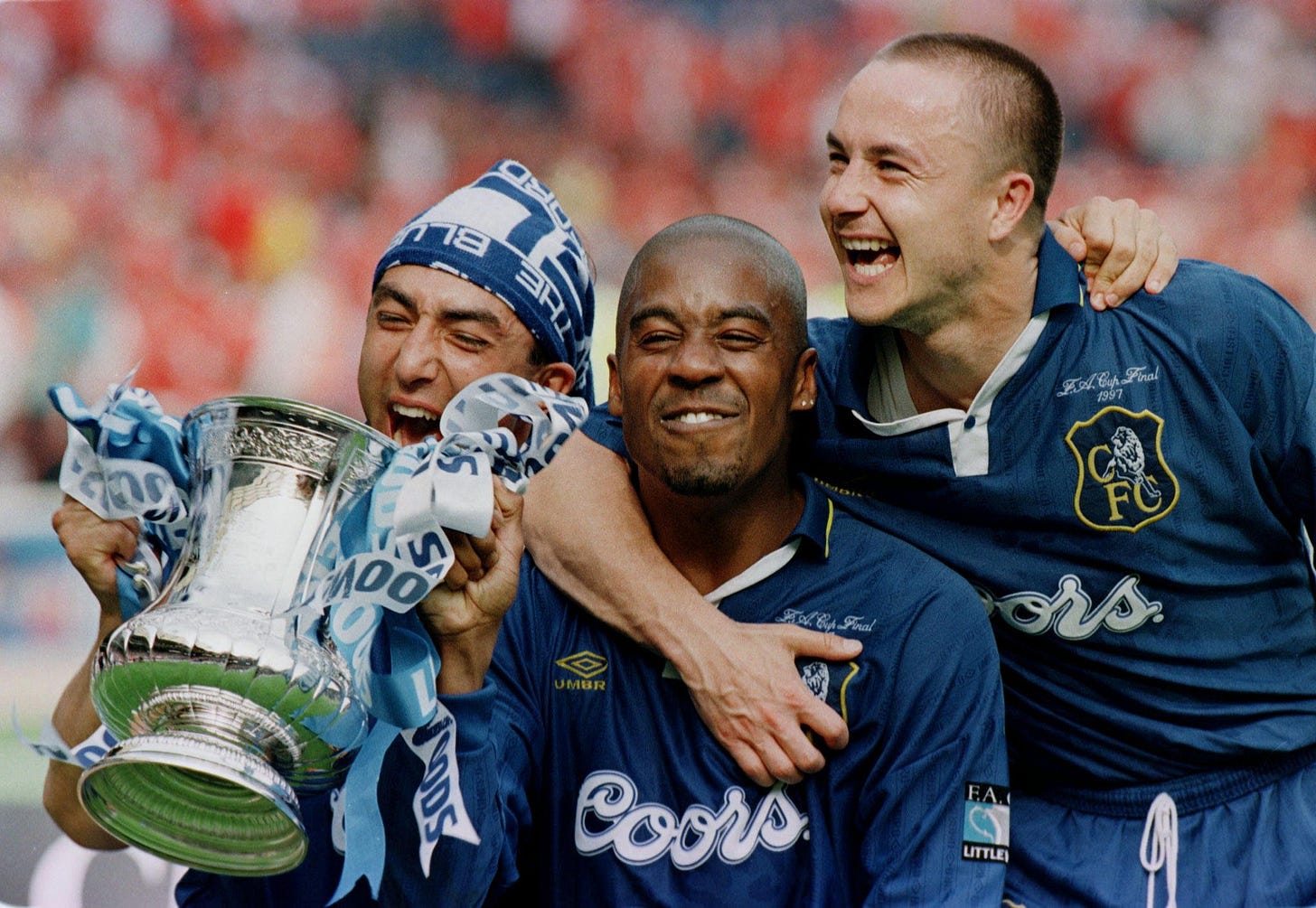 Ex-Chelsea boss Ruud Gullit gave players swig of champagne BEFORE 1997 FA  Cup final vs Middlesbrough, reveals Sinclair