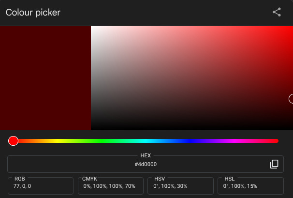 A much richer maroon A much richer maroon