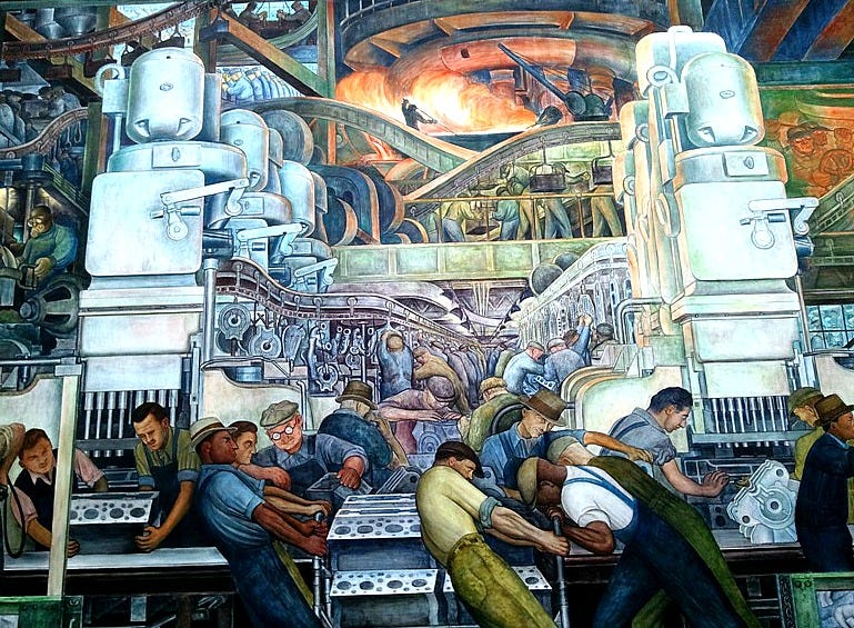Diego Rivera's Detroit Industry Murals at DIA: A Masterpiece Part 1 |  Traveller Soul