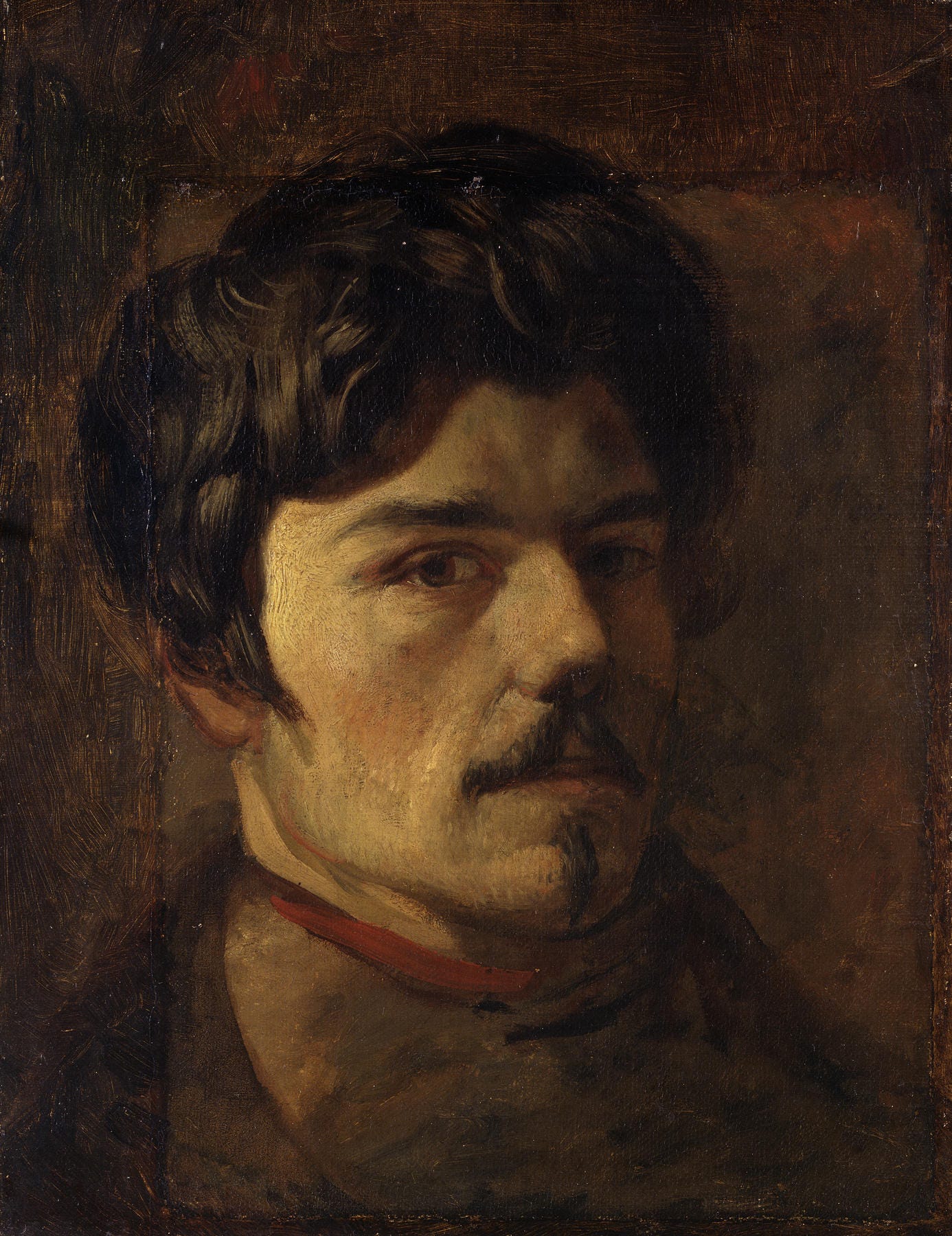 Eugene Delacroix self portrait Eugene Delacroix self portrait