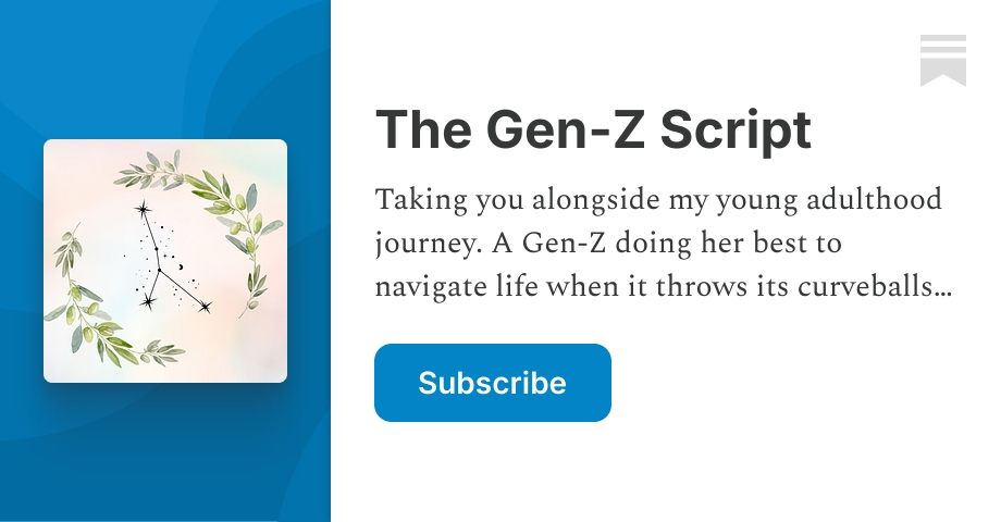 Script S Gen Z The Gen-Z Script | Surayajasmine | Substack