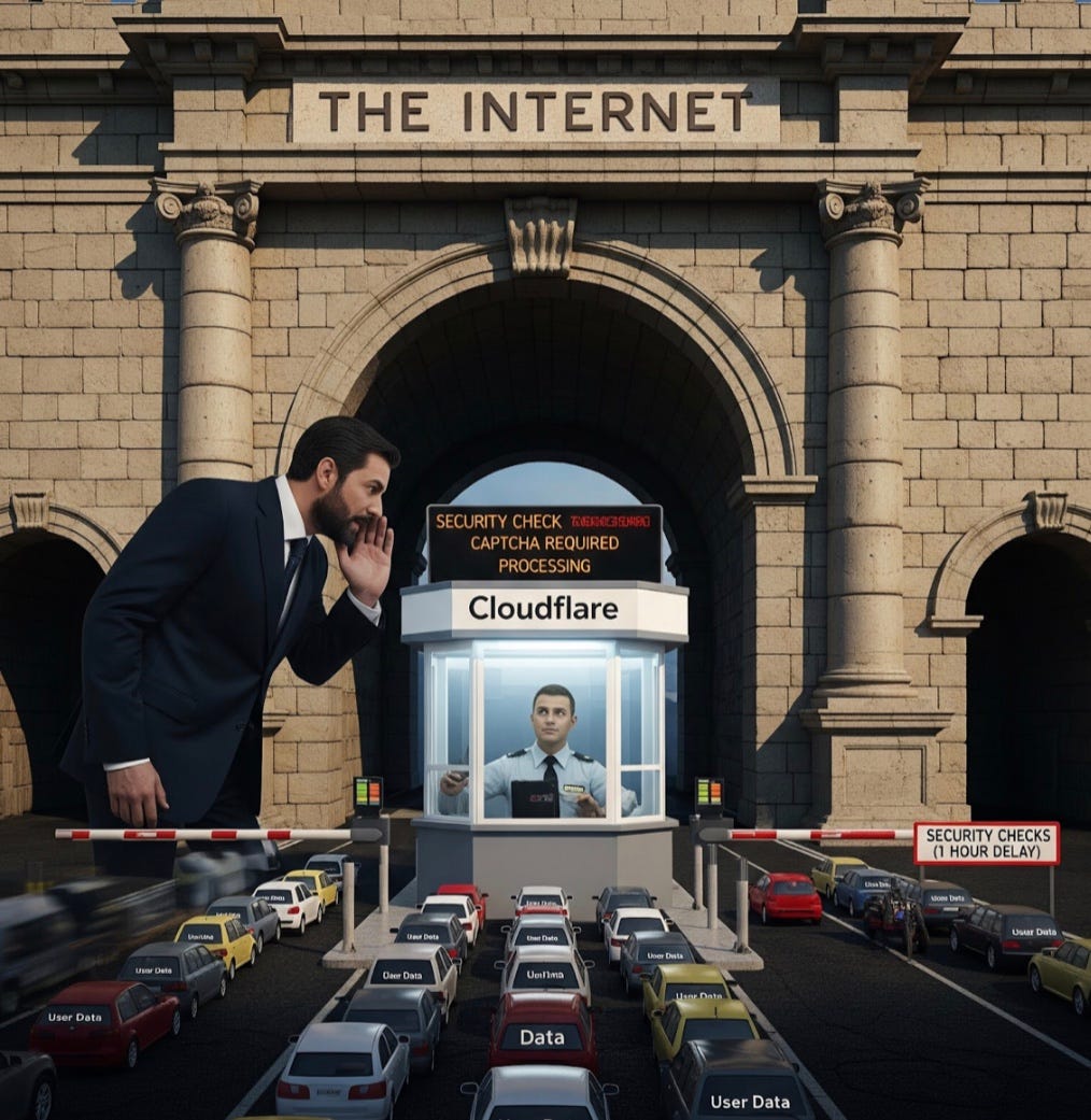 Image of gate keepers of the internet highway.