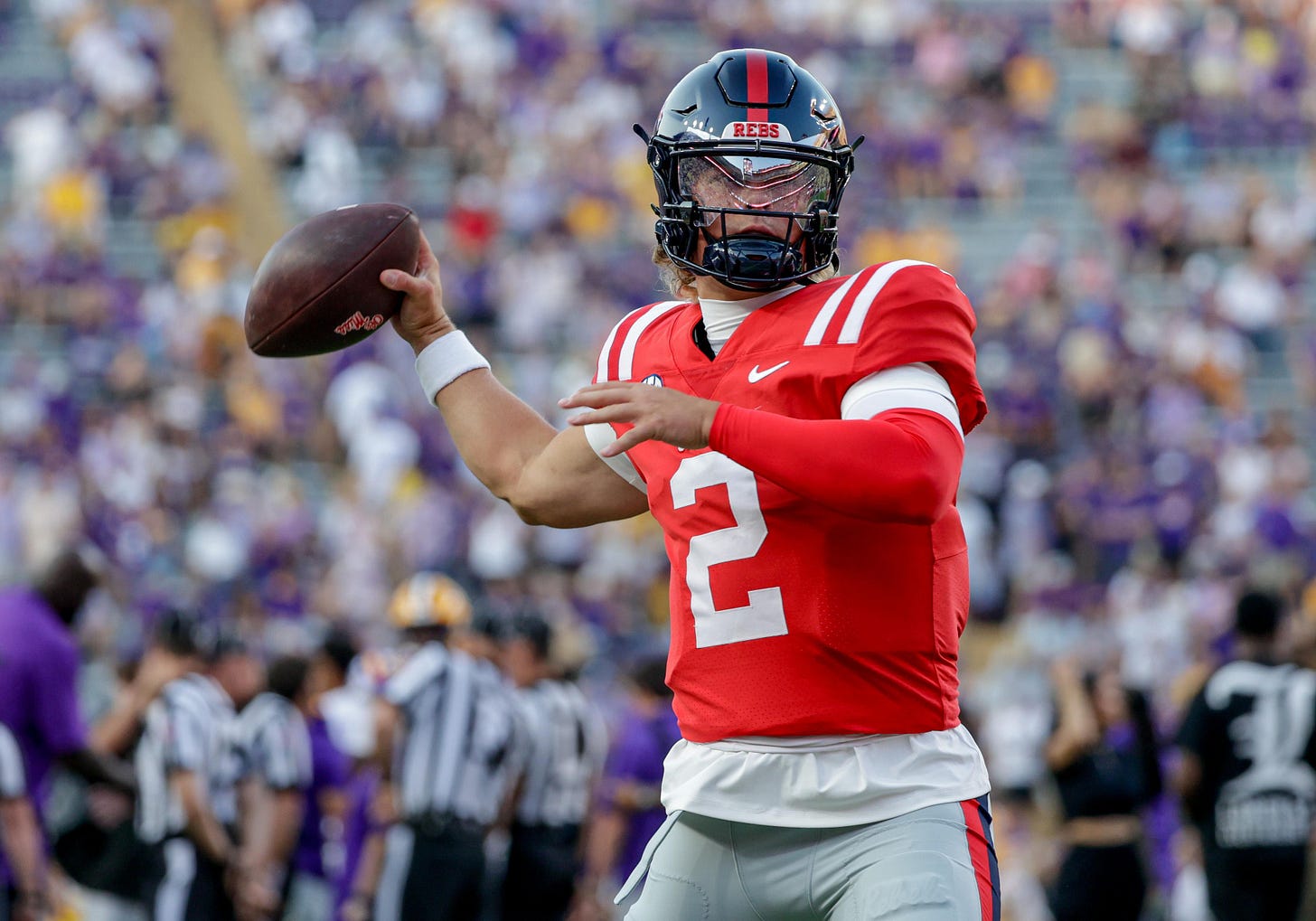 Jaxson Dart Reportedly Has 2nd or 3rd-Round Grade from 'A Lot of Teams'  amid Rumors