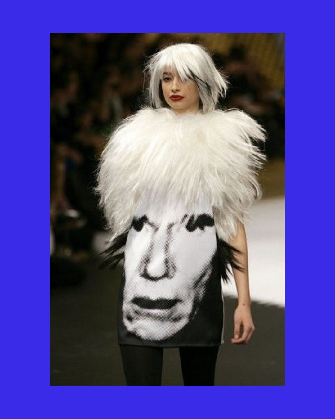 jean charles de castelbajac andy warhol runway show