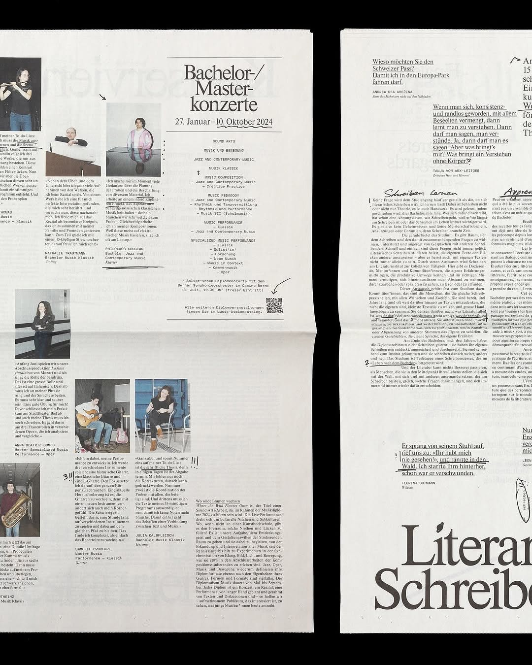Jonas Bader – Cyrill Heinen / [internship at] Atelier HKB, To-Do: HKB Diplomkampagne 24, HKB Viskom, HKB Bern, 2024 [Typographic Poster Design Inspiration]