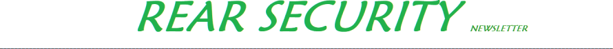 Rear Security Newsletter