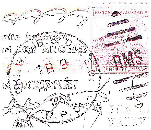 Chi. W.Lib. & Om. E.D. Train 9 - Railway Post Office