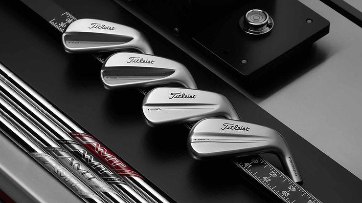 The new range of irons from Titleist