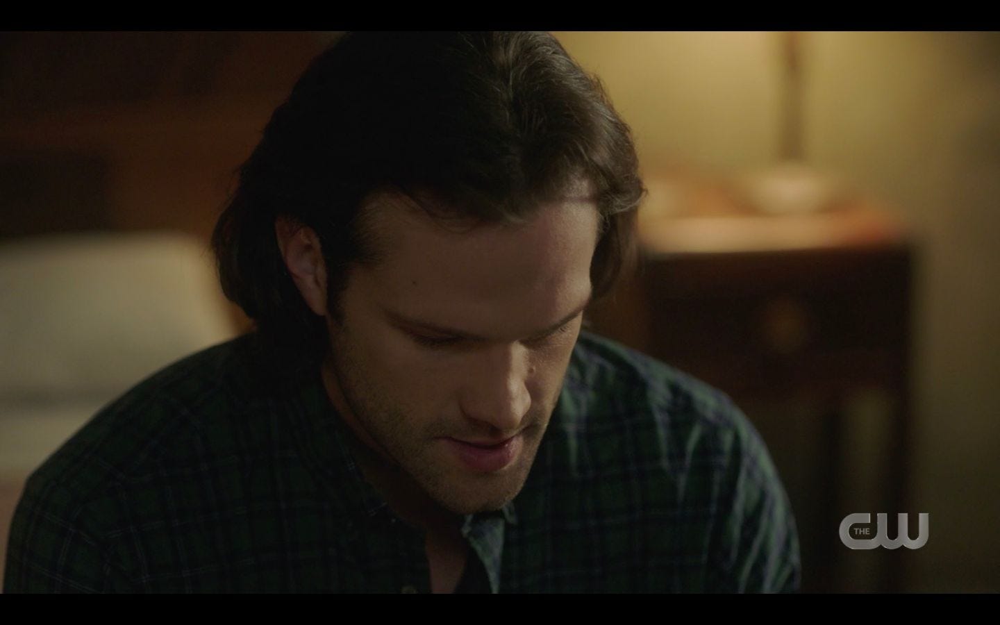 Sam Winchester gets on bed with brother Dean SPN 14.20 Sam Winchester gets on bed with brother Dean SPN 14.20