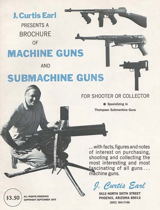 J. CURTIS EARL CATALOGS - Small Arms Review