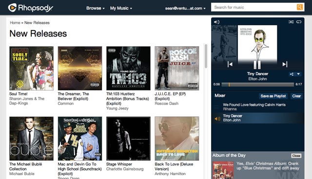 Spotify who? Rhapsody hits 1M paying U.S. subscribers | VentureBeat
