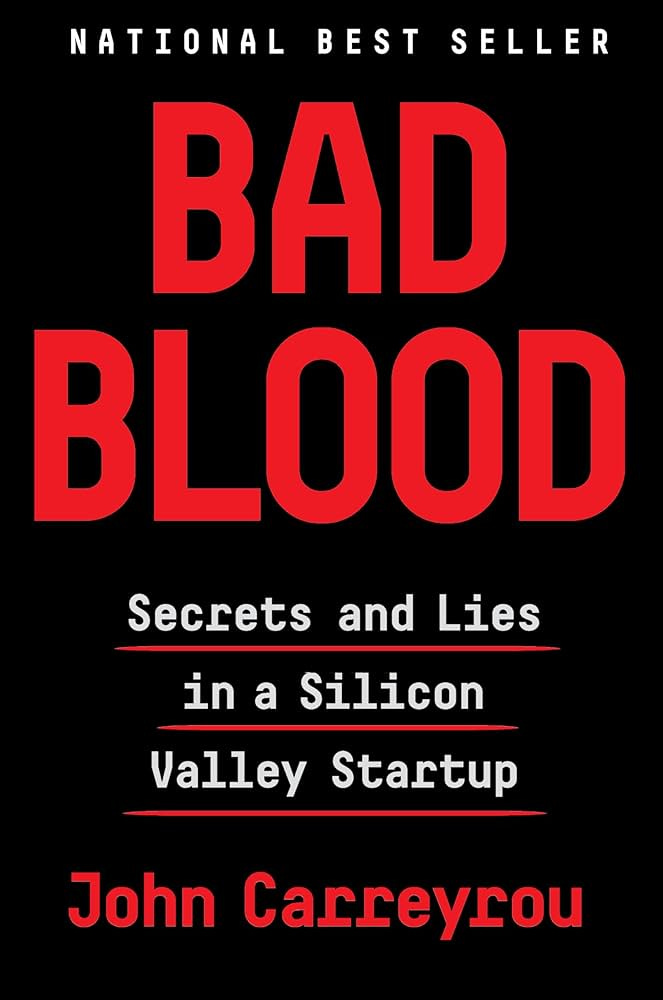 Bad Blood: Secrets and Lies in a Silicon Valley Startup: Carreyrou, John: 9781524731656: Amazon.com: Books Bad Blood: Secrets and Lies in a Silicon Valley Startup: Carreyrou, John: 9781524731656: Amazon.com: Books