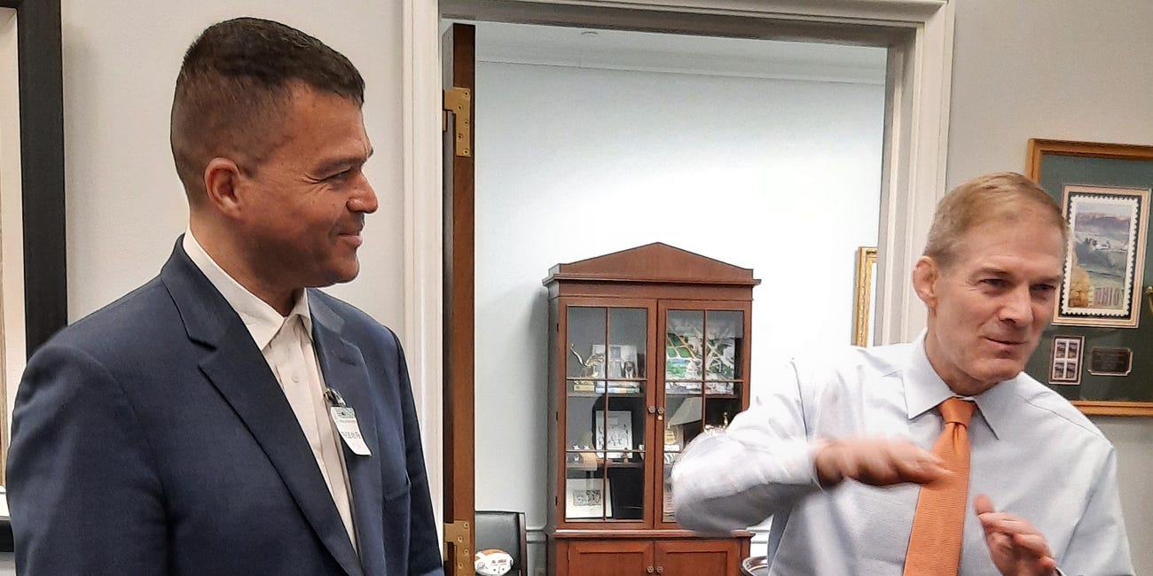 Rep. Jim Jordan and Dr. Paul Elias Alexander meeting in Rep. Jordon's congressional office; this man I respect & put a lot of trust in him now to go RAMBO on all COVID wrongs, to indict & jail many!!