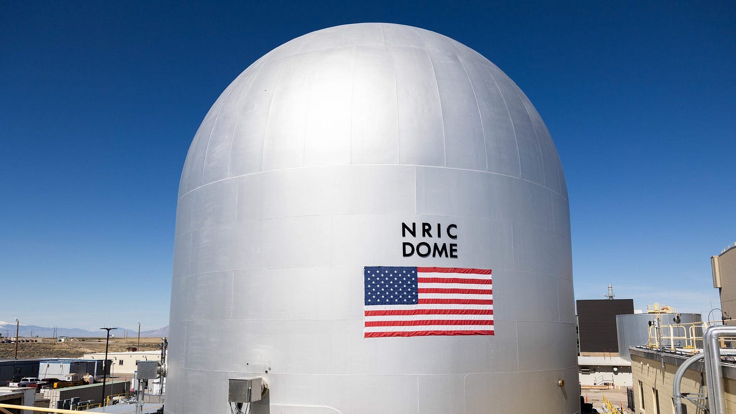 Construction of the National Reactor Innovation Center’s (NRIC) Demonstration of Microreactor Experiments (DOME) test bed is now complete.  