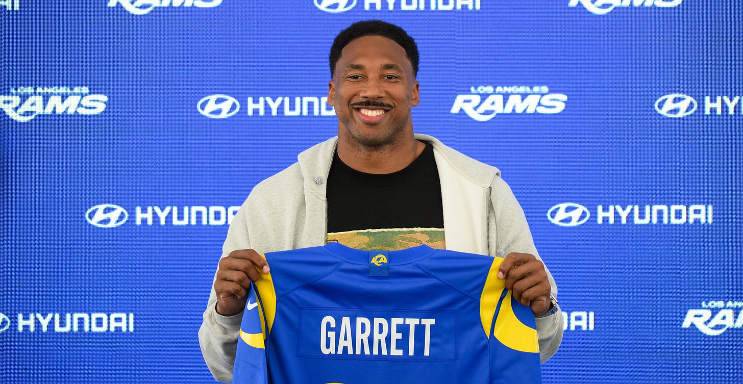 Myles Garrett sees trade to Rams as path to postseason success - WFTV