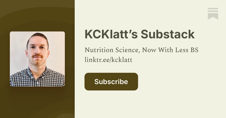 KCKlatt’s Substack | Kevin C. Klatt, PhD, RD | Substack