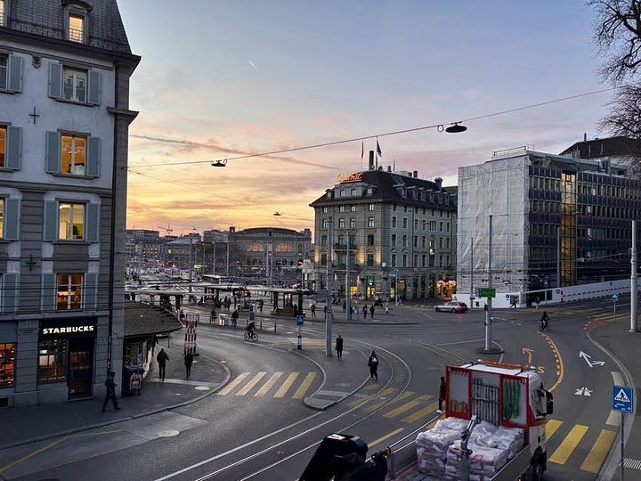 the Central tram stop & ZHB