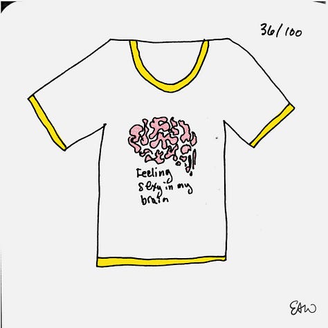 Even more t-shirt thumbnail sketches in a square grid
