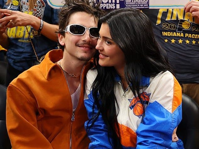 Kylie Jenner and Timothee Chalamet's relationship has gone from strength to strength; seen on May 31, 2025 at a Knicks vs Pacers game in Indiana