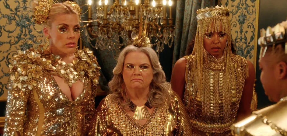 Girls 5eva in gold costumes