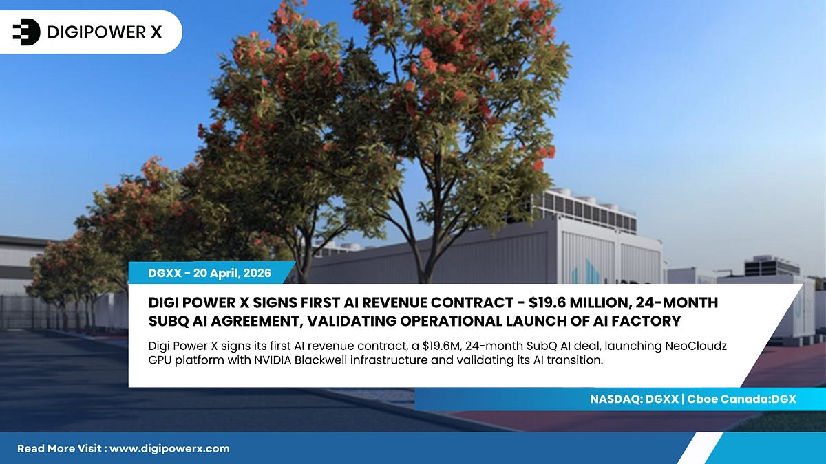 Digi Power X finally turns AI hype into cash