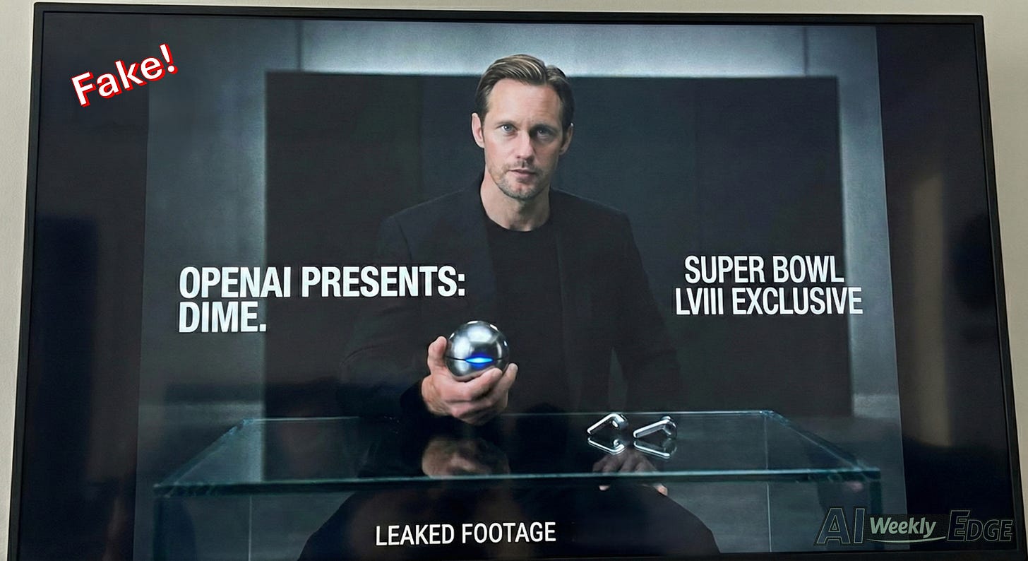 Fake Superbowl advertisement