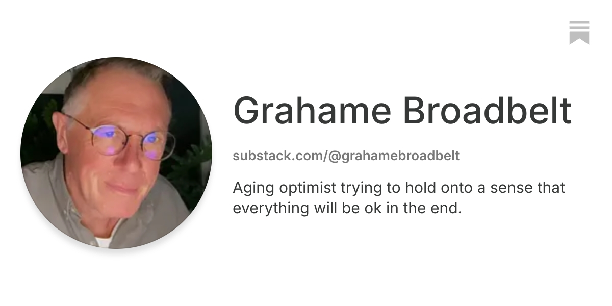 Grahame Broadbelt | Substack